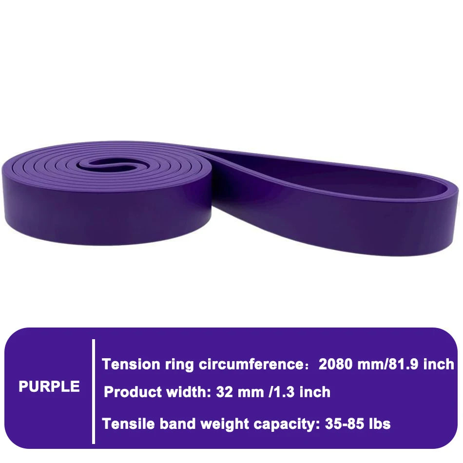 Wosweir-Elastic Training Gum Resistance Bands Gym Home Fitness Expander Yoga Pull up Assist Rubber Crossfit Workout Equipment