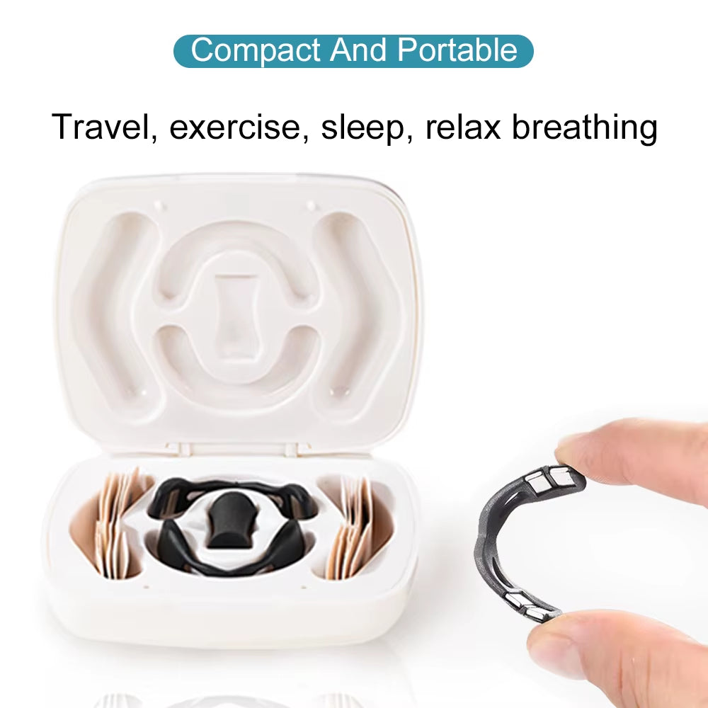 Magnetic Nasal Breathing Dilators Kit Nasal Dilator Boost Oxygen Intake Breathing Nose Strips Breathing Nose Clip Nasal Strips