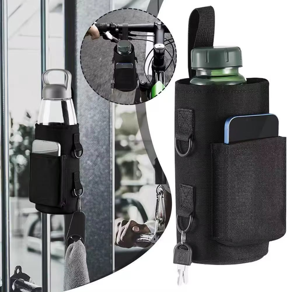 Magnetic Bottle Bag Gym Bag Sling Bag with Shoulder Strap Phone Holder Crossbody Bag Gym Accessories Organizer for Men and Women