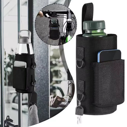 Magnetic Bottle Bag Gym Bag Sling Bag with Shoulder Strap Phone Holder Crossbody Bag Gym Accessories Organizer for Men and Women