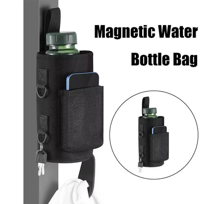 Magnetic Bottle Bag Gym Bag Sling Bag with Shoulder Strap Phone Holder Crossbody Bag Gym Accessories Organizer for Men and Women