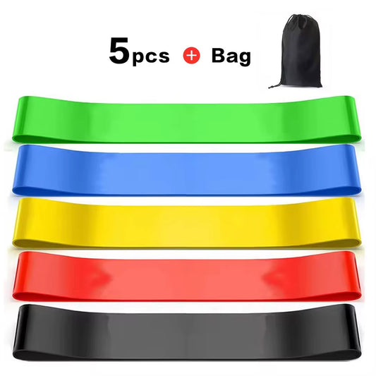 Resistance Bands for Working Out, Elastic Exercice Loop Bands,Yoga Starter Set of Stretch Bands for Booty Legs,Pilates Flexbands
