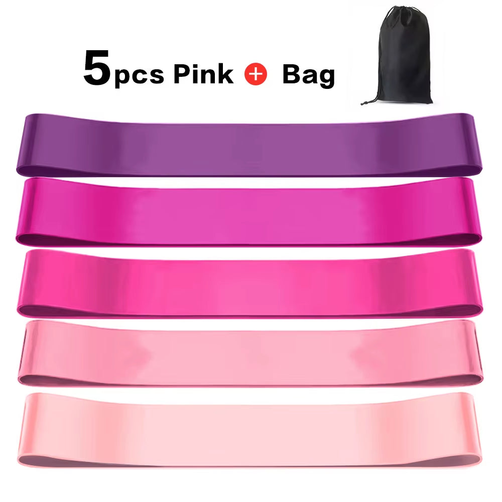 Resistance Bands for Working Out, Elastic Exercice Loop Bands,Yoga Starter Set of Stretch Bands for Booty Legs,Pilates Flexbands